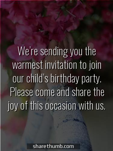 quotes for inviting friends for birthday